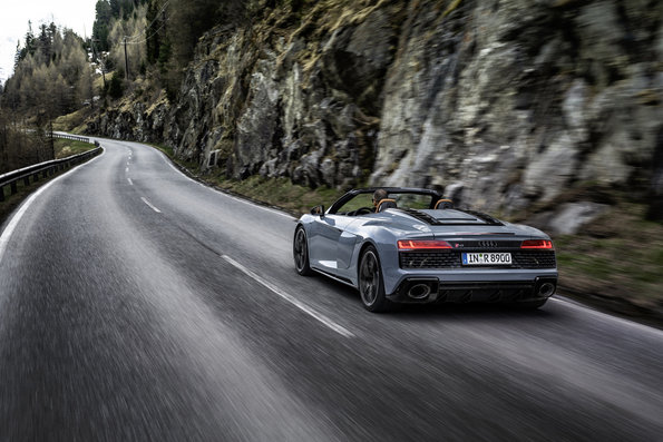 12275 Photo Exterior Audi R8 Spyder 2022 in Saudi Arabia