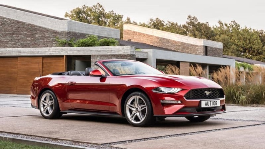 1009 Photo Exterior Ford Mustang Ecoboost Premium Convertible 2021 in Saudi Arabia