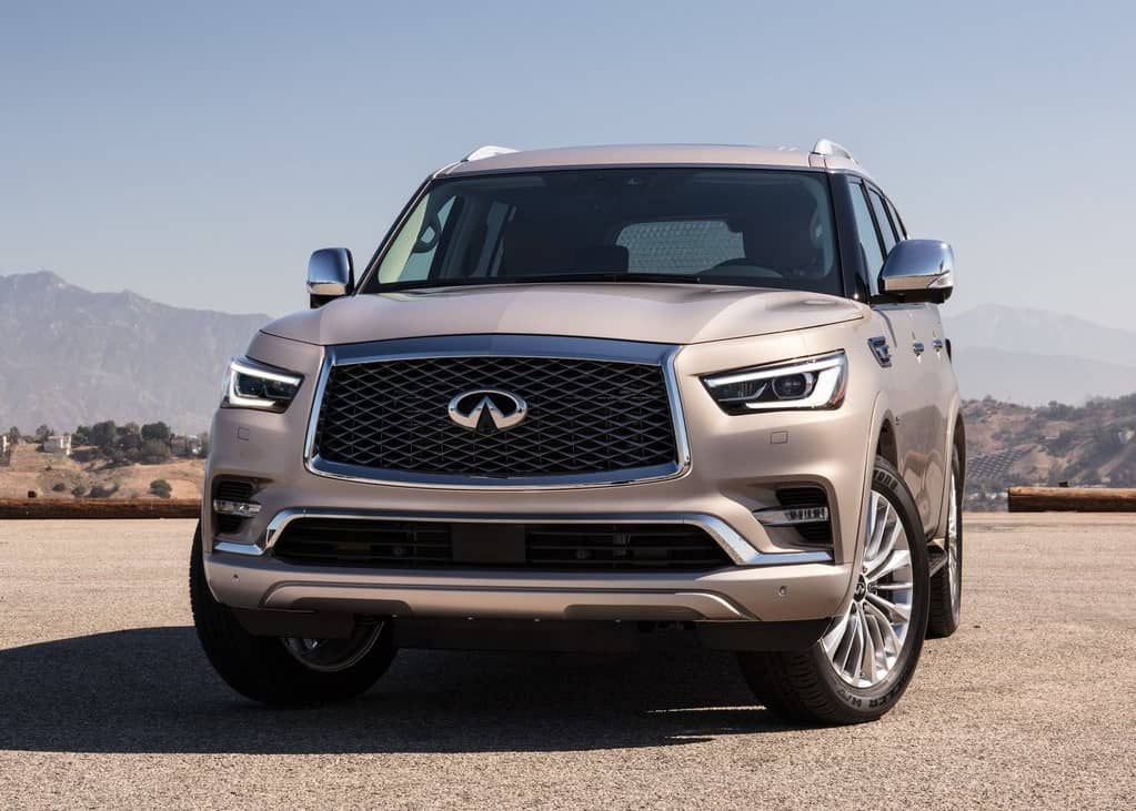 16006 Photo Exterior Infiniti QX80 Luxe Sensory ProActive 8 Seater 2022 in Saudi Arabia