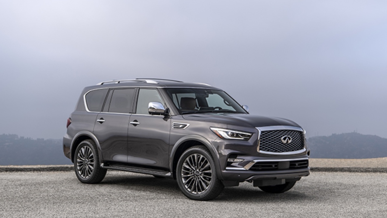 30741 Photo Exterior Infiniti QX80 Luxe Sensory 7 Seater 2023 in Saudi Arabia