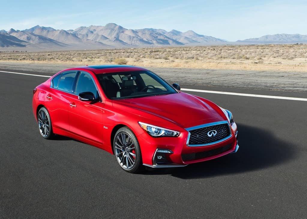 15693 Photo Exterior Infiniti Q50 Red Sport 400 2022 in UAE