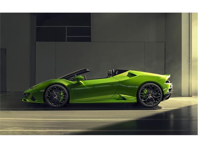12912 Photo Exterior Lamborghini Huracan Evo spyder 2022 in Saudi Arabia
