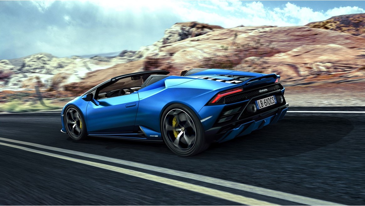 12920 Photo Exterior Lamborghini Huracan Evo RWD Spyder 2022 in Saudi Arabia