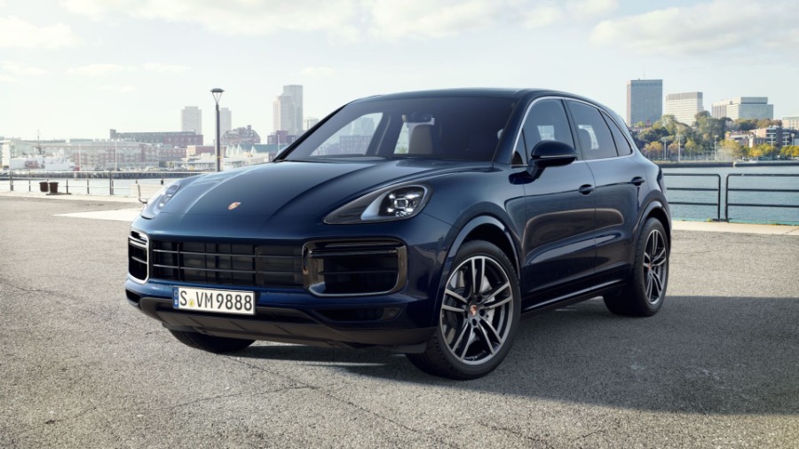 3256 Photo Exterior Porsche Cayenne Turbo 2021 in Saudi Arabia