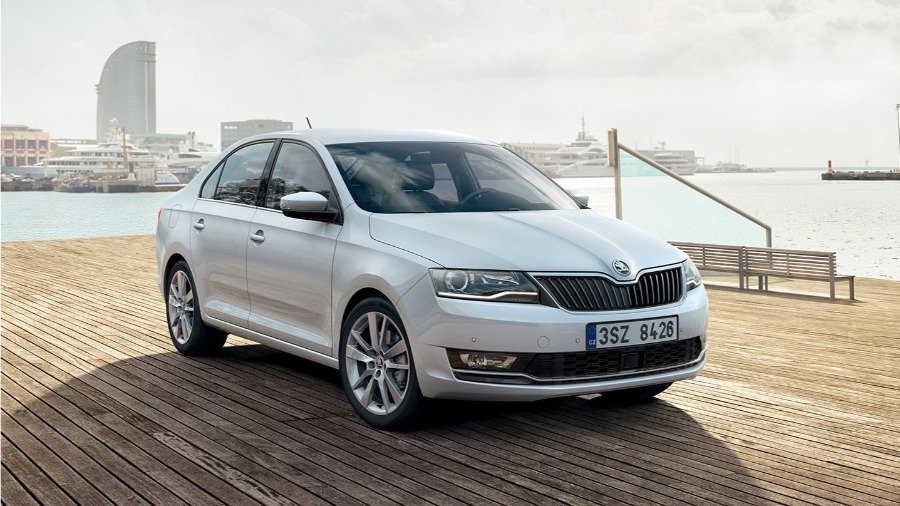 8549 Photo Exterior Skoda Rapid Style 2021 in Saudi Arabia