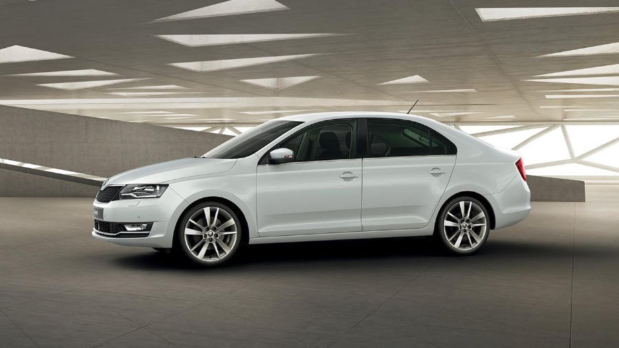 8551 Photo Exterior Skoda Rapid Style 2021 in Saudi Arabia
